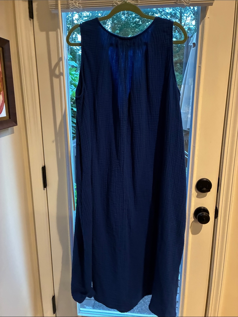 Universal Thread Blue Purple Cotton Dress - Picture 7 of 7
